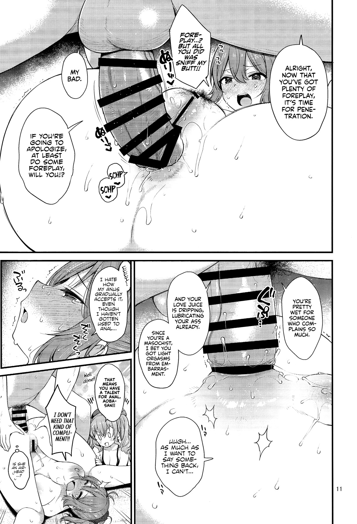 Hentai Manga Comic-The Air-headed Pervert Kashima and Booty Aoba-Read-10